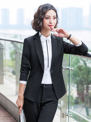 职业装女装套装大学生面试正装春秋时尚气质修身经理