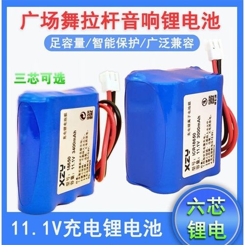 特美声12v长虹10.8/11.1v先科索爱hyy广场舞拉杆音响12.6v锂电池