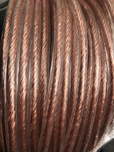 接地线铜绞线加塑铜绞线多股铜芯pvc透明管10平方