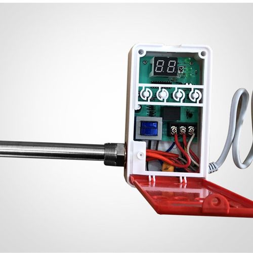 带温控器电热管遥控家用注水单头220v加热器t智能加热棒暖气片