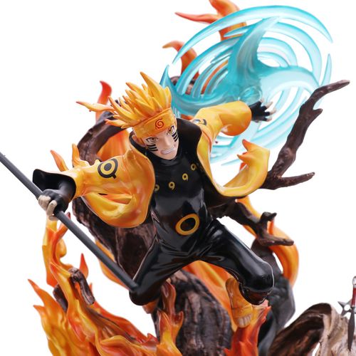 动漫火影忍者旋涡鸣人gk六道仙人模式九尾可发光手办模型摆件玩具