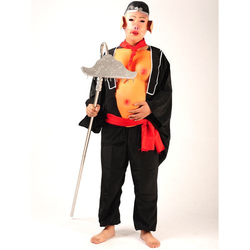 西游记服装猪八戒演出服装道具猪八戒衣服猪鼻子成人全套包邮