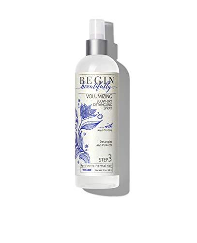 begin beautifully volumizing blow-dry detangler spray - leav