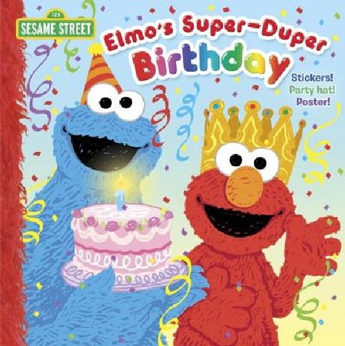 elmo"s super-duper birthday (sesame street) 英文原版 芝麻街:阿莫