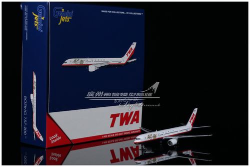 geminijets gjtwa1982 美国环球航空 twa b757-200 n725tw 1:400