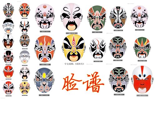 625海报印制海报展板素材829艺术 脸谱贴画挂图