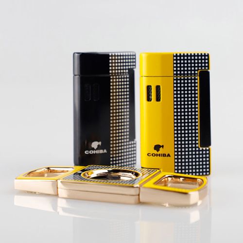 cohiba高希霸雪茄打火机剪刀套装雪茄工具打火机防风打火机雪茄剪