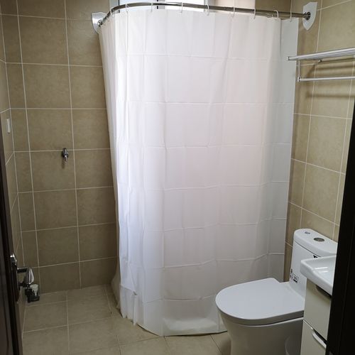 宜家代购国内奥勒比 浴帘欧式环保浴帘防水加厚浴帘卫生间浴室帘