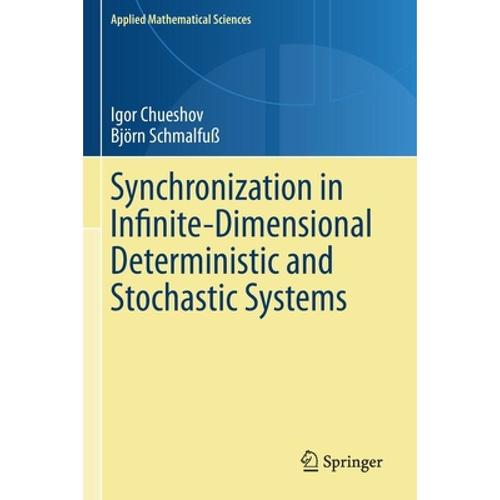 预订 synchronization in infinite-dimensio. [9783030470937]