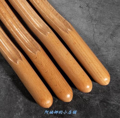 榉木锻炼棒经络棒经络疏通v棒一根通用擀筋棒按摩全身擀筋杖推背
