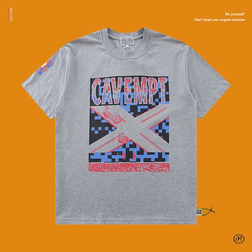 21ss cavempt c.e 19aw junction t 十字路口新袖标短袖t恤日潮男