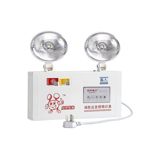 消防应急灯led双头灯插电超亮商用安全出口疏c照明灯