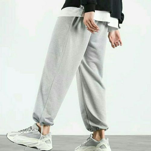 运动裤男宽松裤子灯笼束脚裤休闲长裤春季阔腿裤直筒工装束腿卫裤