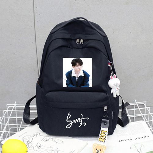 新款学生书包马嘉祺签名粉丝同款青少年背包女款休闲大容量双肩包