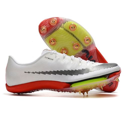 苏炳添同款钉鞋 air zoom maxfly气垫跑步鞋专业学生体考短中跑鞋 白