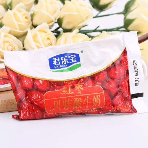 君乐宝酸奶红枣风味酸牛奶网红袋装营养早餐奶牛奶10/20/15袋整箱
