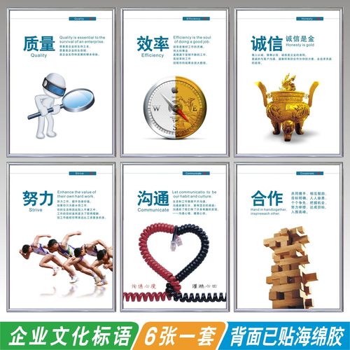 企业制度文化标语牌公司办公室装饰挂图会议励志展板车间宣传海报
