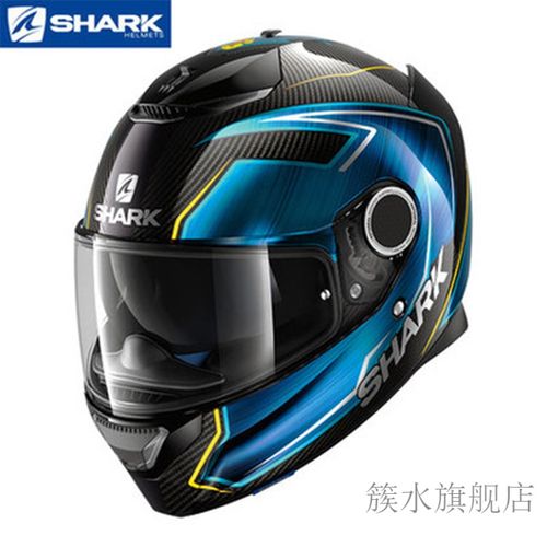 shark头盔洛伦佐 法国shark鲨鱼头盔男冬季摩托车头盔女碳纤维机车