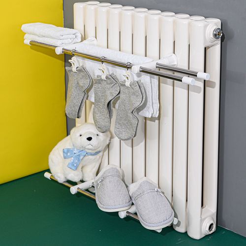 暖气片晾衣架多功能通用挂钩挂衣架上的架子置物架家用晒凉晾衣杆