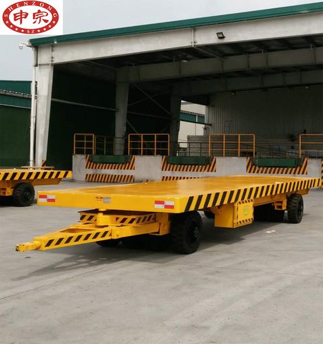 平板拖车 25吨重型平板拖车 工具车 可转向牵引拖车 重型平板拖车