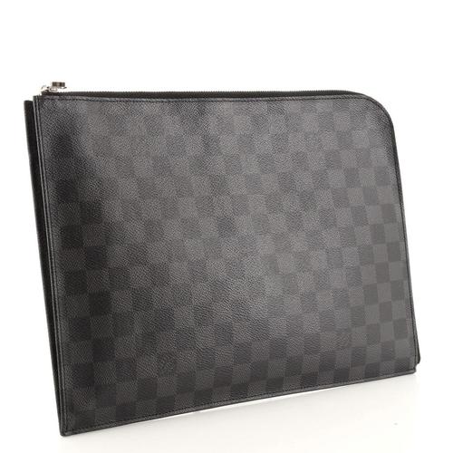 路易威登louis vuitton黑色女士手提包|damier graphite zip around
