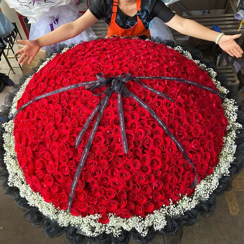 999朵红玫瑰求婚花束鲜花速递同城上海北京杭州广州深圳配送花店9