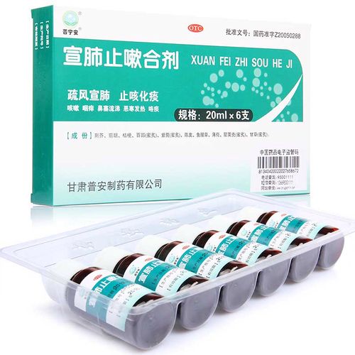 普安康 宣肺止嗽合剂20ml*6支