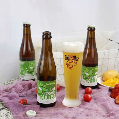 进口比利时精酿绿杀手狗啤酒 ipa精酿啤酒330ml