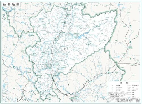 打印定制高清电子版素材交通水系卫星地形政区地图株洲市攸县