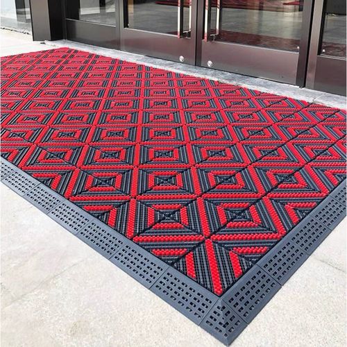 防滑地垫室外三合一门口进门拼接地毯商用户外脚垫酒店除尘门垫