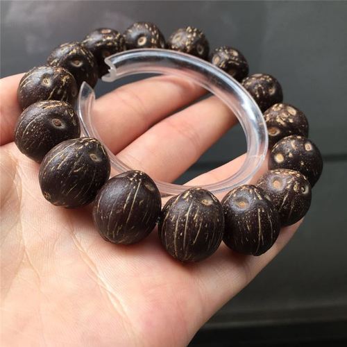 黑金紫金鼠菩提手串原籽招财鼠手串老料招财鼠菩提佛珠