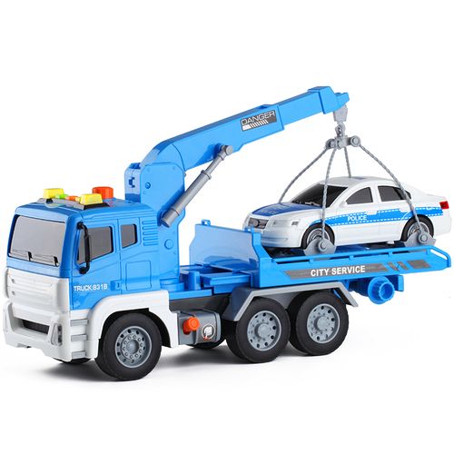 小卡车交通救援1模型儿童清拯救玩具拖吊车障汽车工程12运输/.