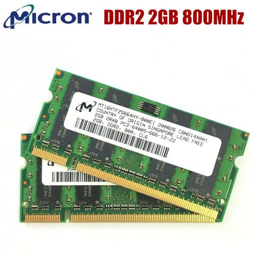 crucial/镁光 ddr2 2gb pc2 6400s 2g 800 667 二代笔记本内存条