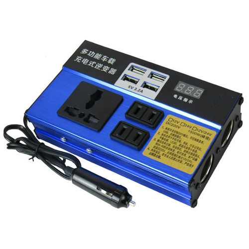 车载逆变器噐12v24v48v60v转220v大功率家用电动车电瓶逆变转换器