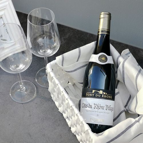 法国原瓶进口 潘德隆河谷村级干红葡萄酒