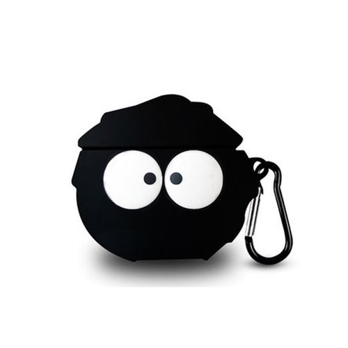 套硅胶airpod2二代苹果无线蓝牙耳机盒软壳 airpods 3/3代【黑煤球】