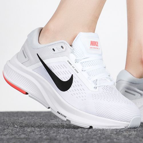 nike耐克女鞋2022春季新款zoom structure白色运动鞋跑步鞋da8570 da8