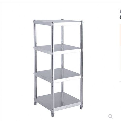 加厚多层厨房不锈钢方形 置物架夹缝收纳架货架整理架锅架碗架