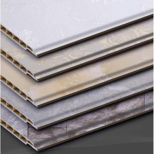 集成墙板石塑护墙扣板吊顶板材快自装装饰板装修材料墙面pvc塑.