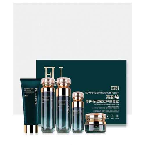【精选优品】e3e4富勒烯保湿奢宠护肤五件套盒补水保湿护肤品 旧款