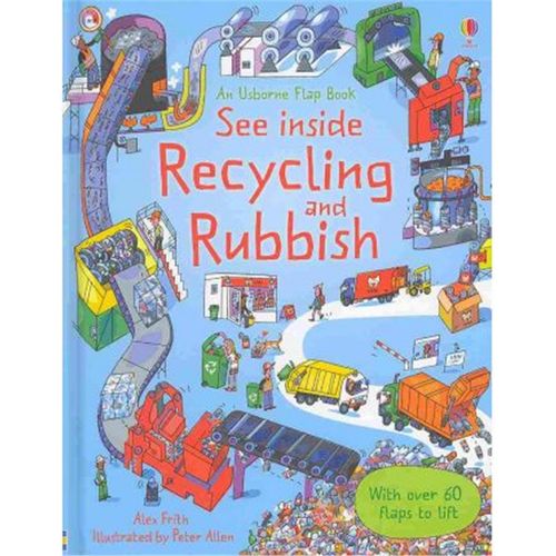 usborne see inside recycling and rubbish 看里面 垃圾与回收