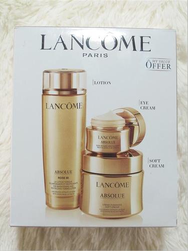 lancome兰蔻absolue菁纯精粹水轻盈乳霜眼霜