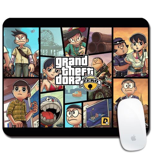 侠盗同人恶搞鼠标垫男生gta5键盘垫哆啦a梦飞车学生游戏周边桌垫