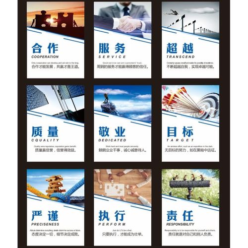 企业展板励志管理质量文化警示语录宣传标语海报kt板