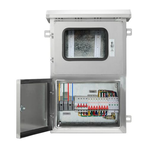 光伏并网配电箱15kw20kw30kw户外不锈钢光伏配电柜三相汇流.箱380