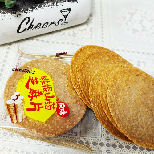 悦图风味铁棍山药芝麻片 整箱7.5斤薄脆煎饼休闲零食品早餐糕点心