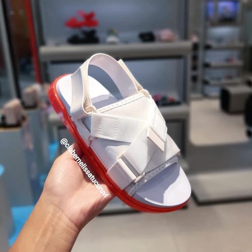 梅丽莎melissa凉拖鞋女鞋女士凉鞋平底休闲魔术贴露趾沙滩鞋夏季