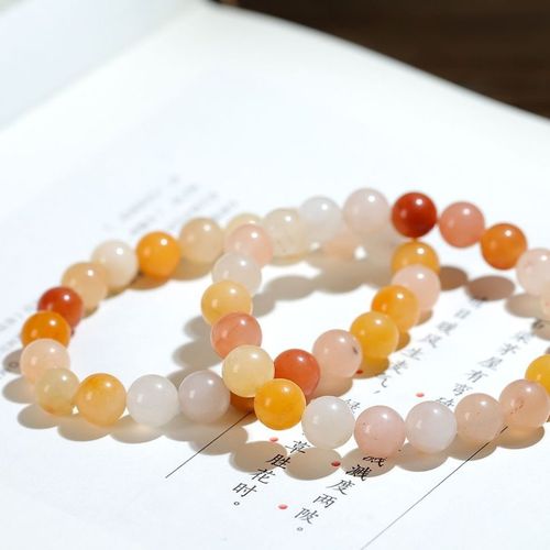 【帆姐珠宝】新疆金丝玉五彩石多宝手串女性大气文艺范首饰