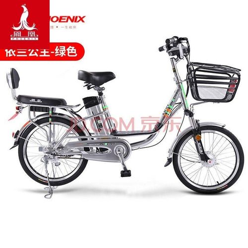 电动助力车城市代步车成人男女锂电池代驾车 依兰公主荧光绿20寸 12a