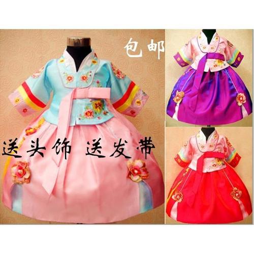 春夏童装大长今儿童韩服宝宝女童朝鲜服装少数民族韩国舞台表演服